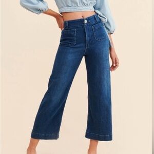 Pilcro the skipper wide leg jeans